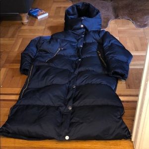 Full length puffer coat